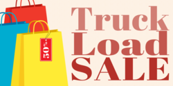 Truckload Sale Gift Bag Banner Design