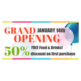 grand opening banners