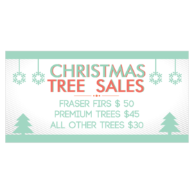 Christmas Tree Text Only Banner