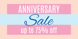 Anniversary Cyrillic Sale Percent Off Banner