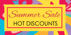Hot Discount Summer Sale Boxed Banner