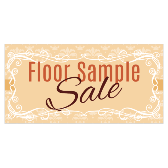 Floor Model Sale Banners From 9.00
