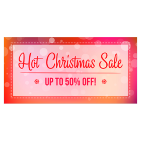 Hot Christmas Sale Banner