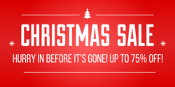 Christmas Sale hurry In Banner