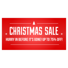 Christmas Sale hurry In Banner