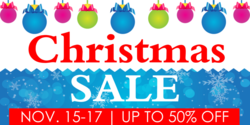 Ornamental Christmas Sale Banner