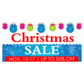 christmas sale banner