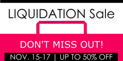 Liquidation Sale Don't Miss Out Banner