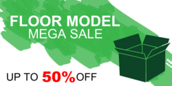 Floor Model Mega Sale Banner