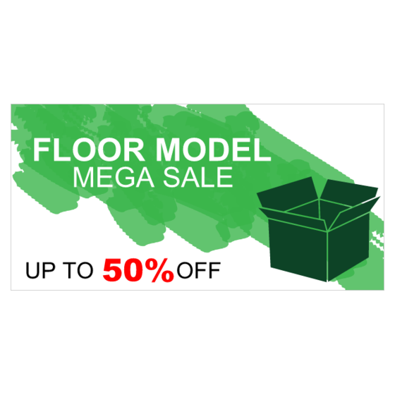 Floor Model Sale Banners From 9.00