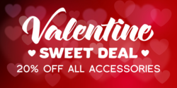 Sweet Deal % Off Valentine Banner