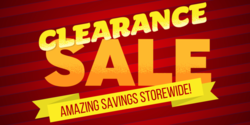 Clearance Sale Storewide Savings Banner