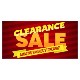 Clearance Sale Storewide Savings Banner