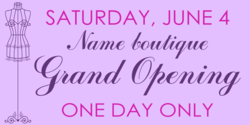One Day Only Grand Opening Banner