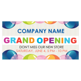 Business Opening Banners - Grand Opening Banners