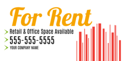 Retail Space For Rent Banner