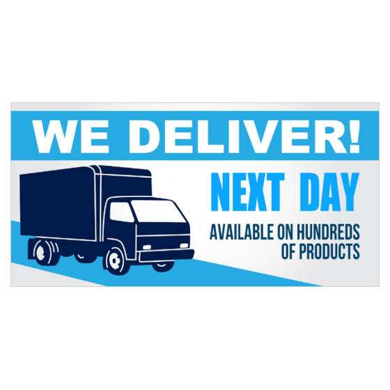 Speciality Business We Deliver Notification Banners