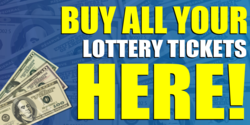 Buy Your Tickets Here Lottery Banner
