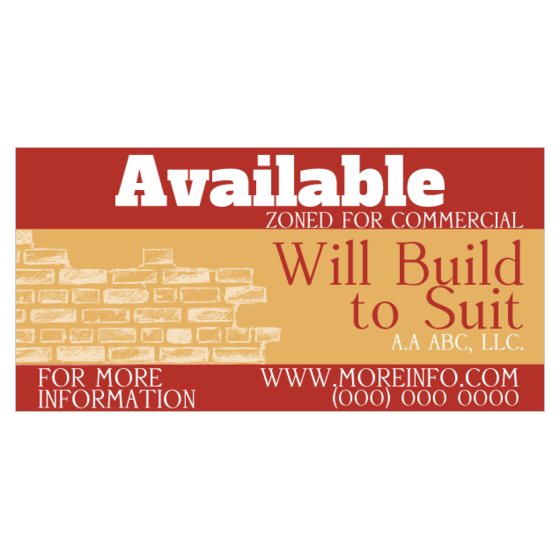 Build to Suit Real Estate Banners