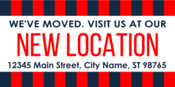 We've Moved New Location Banner