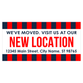 We've Moved New Location Banner