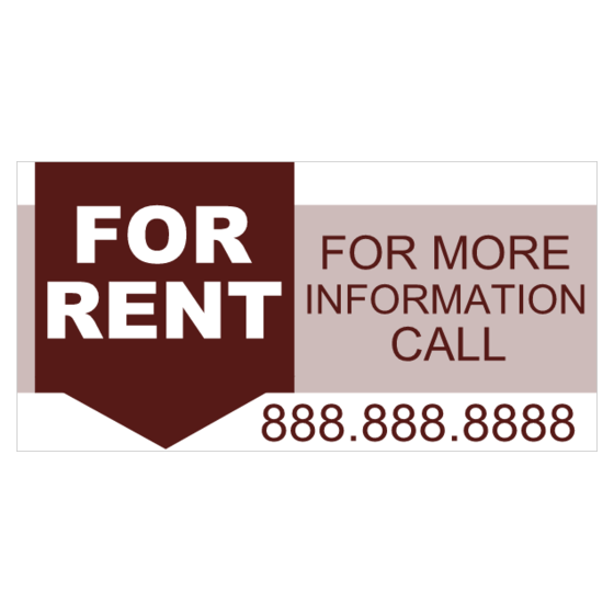 For Rent Banner