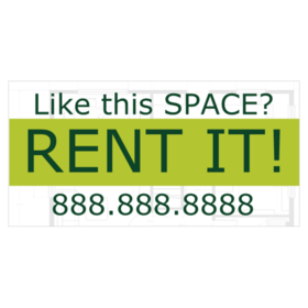 For Rent Like This Space Banner