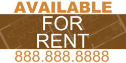 For Rent Now Available Banner