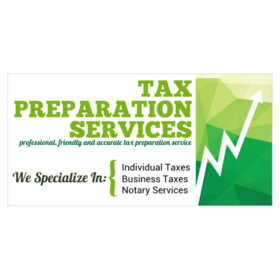 Tax Service Signs For Custom Tax Banners