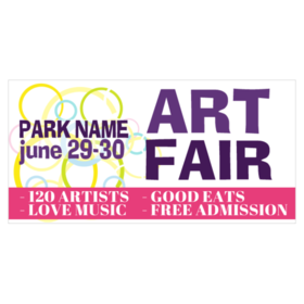 Art Fair In the Park Invitation Announcement Banner