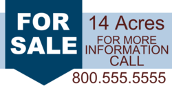 Acres For Sale  Sale Information Banner