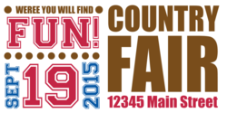  Country Fair Date Announcement Banner