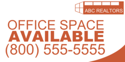 Office Space Available Call Us  Banner