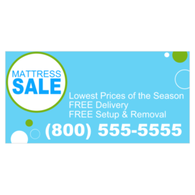 2x3 MATTRESS SALE Red White & Blue Banner Sign NEW Discount Size & Price 