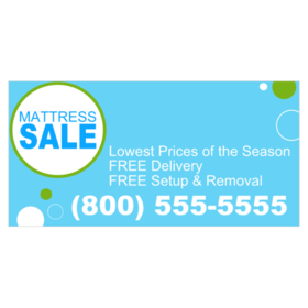 Custom Mattress Store Banners for Mattress Retailers