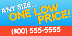 Any Size Mattress One Low Price Banner