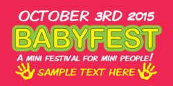 Baby Festival Banner