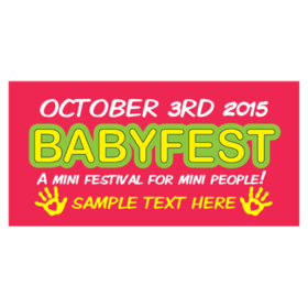 Baby Festival Banner