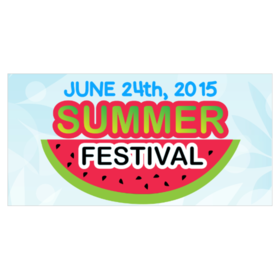 Summer Festival Banner