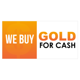 We Buy Gold For Cash Banner