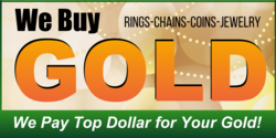 thumbnail image 2 of WE BUY GOLD SILVER JEWELRY  YELL TEXT  2' X 4' BANNER H 2 of 6