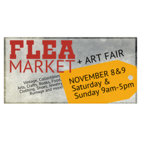 Data On Price Tag Flea Market Banner