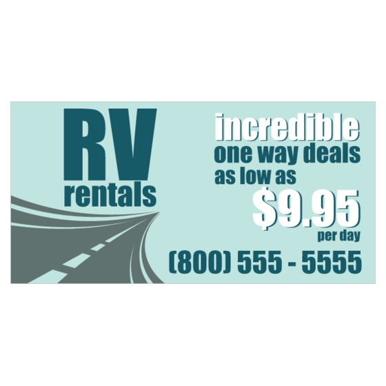Rv Rental Banners Printastic Com