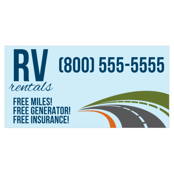 RV Rental Banners
