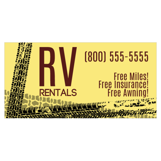Rv Rental Banners Printastic Com