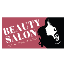 Flowing Hair Beauty Salon Banner