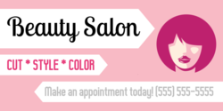 Cut Style Color Beauty Salon Appointment Banner