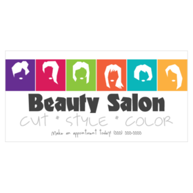 Retro Beauty Salon Banner