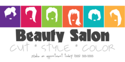 Retro Beauty Salon Banner