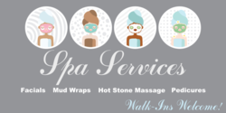 Spa Services Circles Design Banner